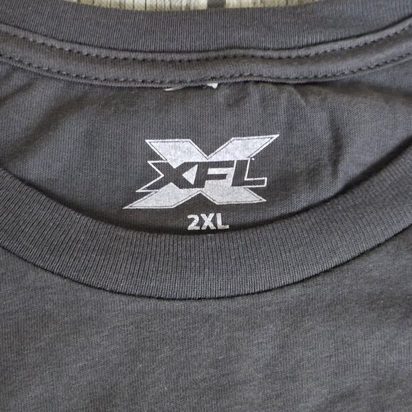 XFL Seattle Dragons Shirt Men's Size 2XL Grey Football New with Tag NWT - Picture 2 of 8